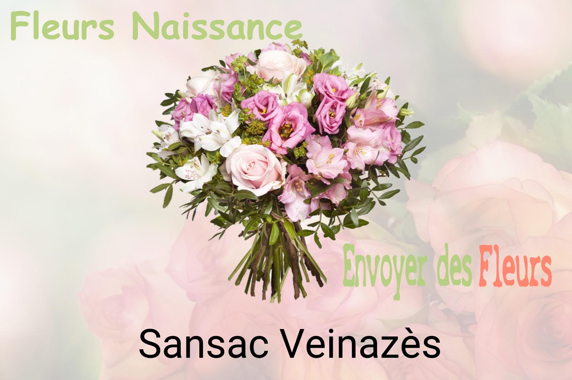 Bouquet de fleurs de naissance livré à Sansac-Veinazès